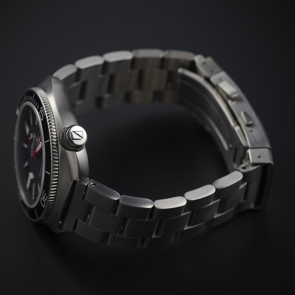Stainless steel bracelet detail of the Ligure Cappuccino LWT23007